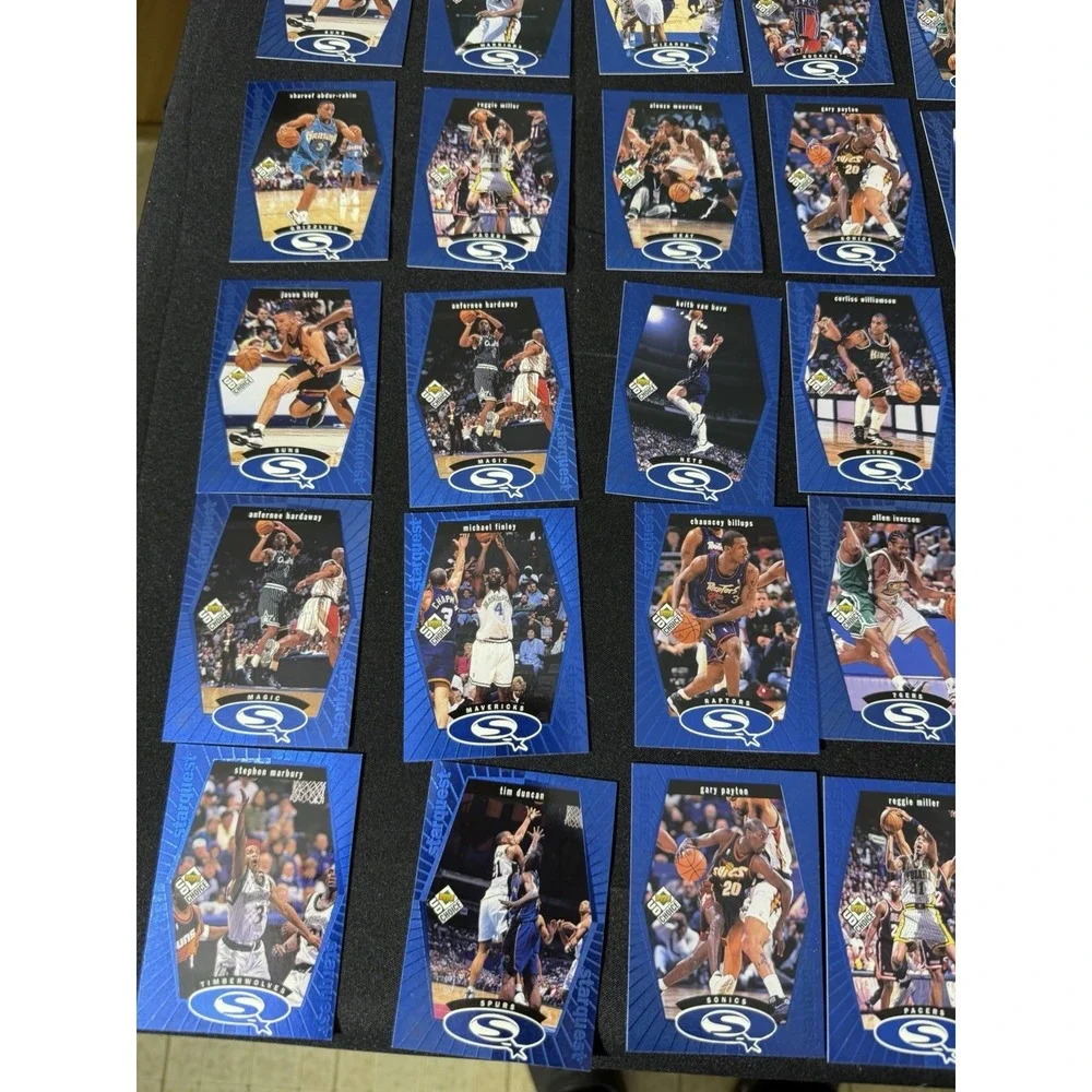 1998-1999 Upper Deck Choice Starquest Blue (63‎ Card Lot) Basketball NBA
